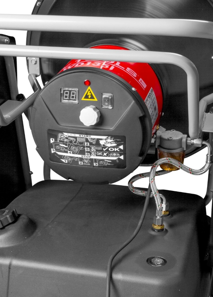 Metal Works 722316562 WD135I infraraudonųjų spindulių šildytuvas su naftos pagrindu, 40 kW