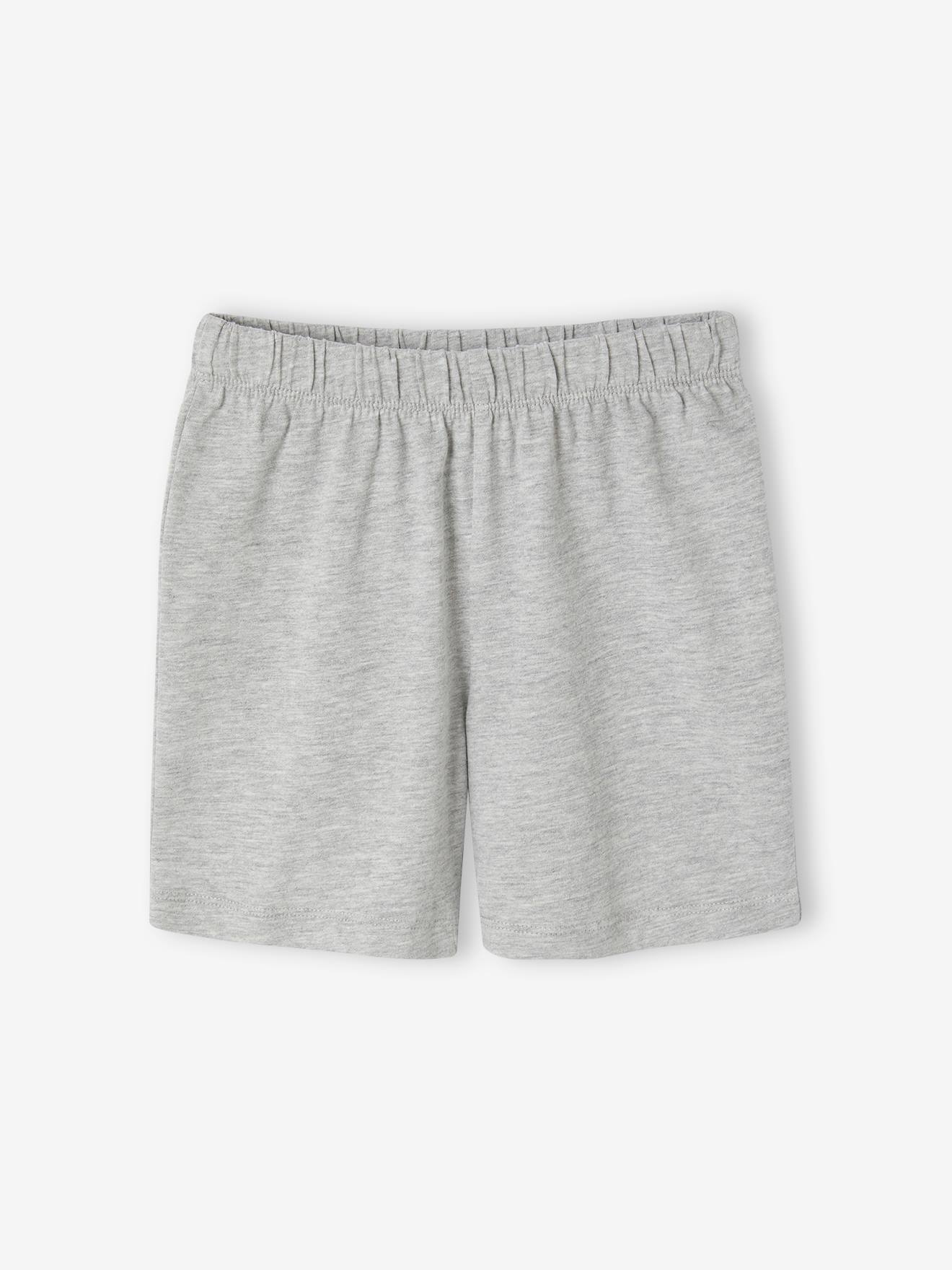 Vertbaudet 2er-Pack kurze Jungen Schlafanzüge Oeko-Tex - lavandel
