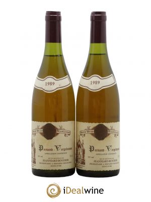 Pernand-Vergelesses Domaine Jeanniard Boudier 1989 - Lot de 2 Bouteilles