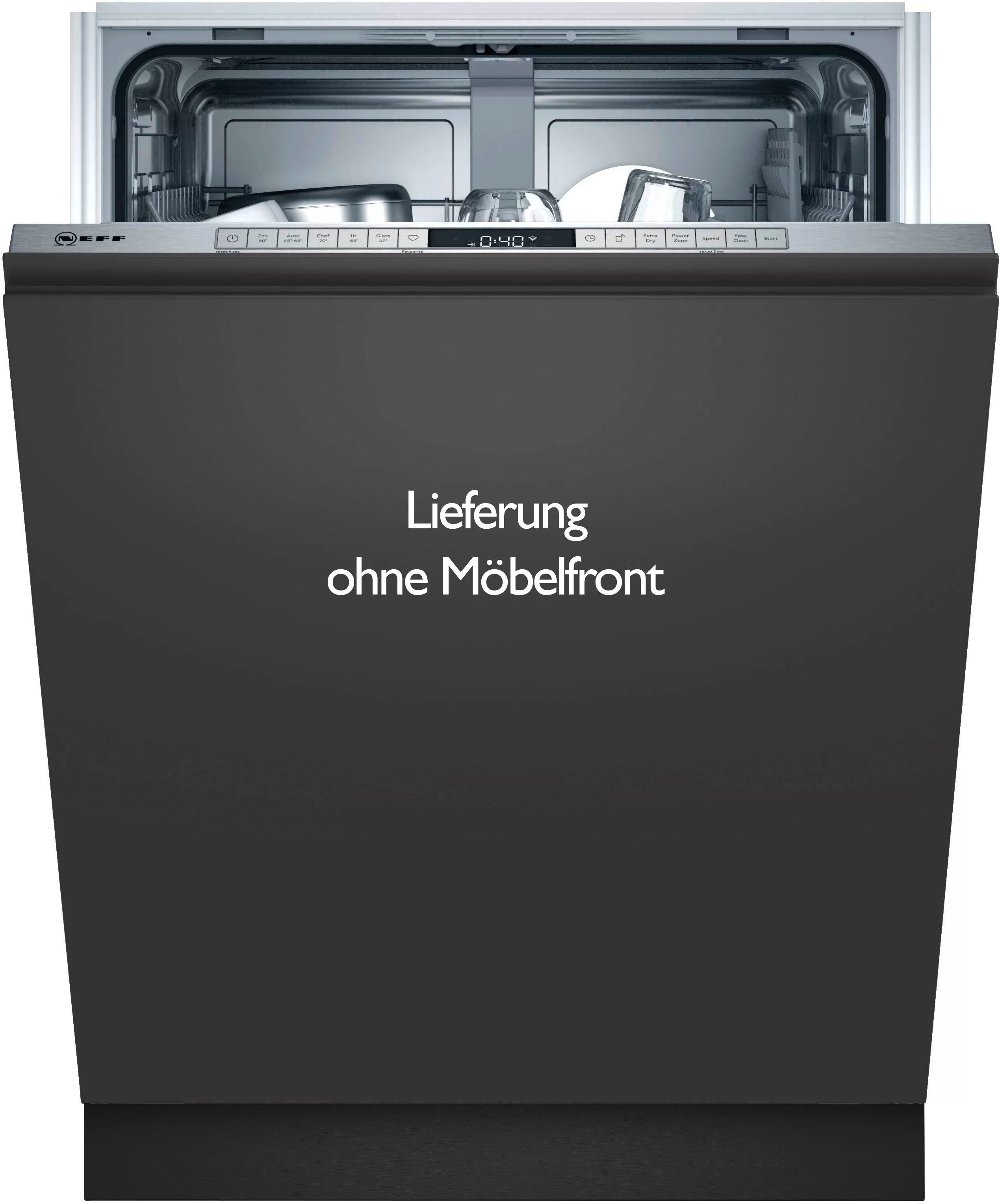 NEFF vollintegrierbarer Geschirrspüler, S255ITX04E, 12 Maßgedecke, XXL-Geschirrspüler