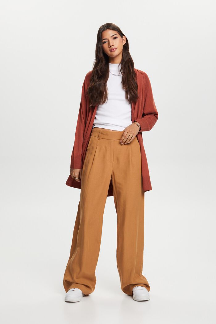 Langer, offener Cardigan