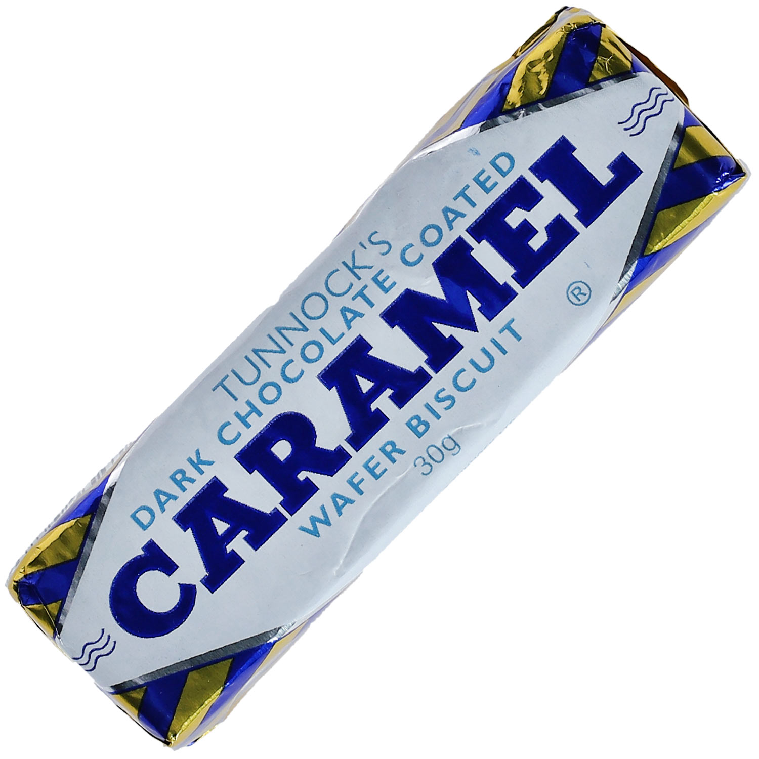 Tunnock's Caramel Dark Chocolate Wafer Biscuits 8x30g
