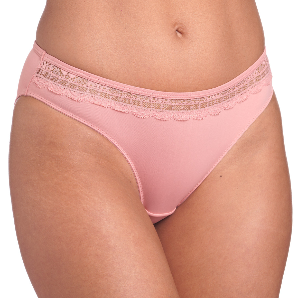 Damen Slip mit Spitzeneinsatz