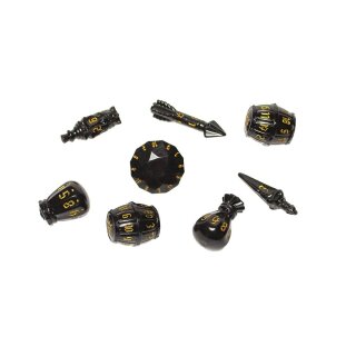 PolyHero Rogue 8 Dice Set Nightshade (8)