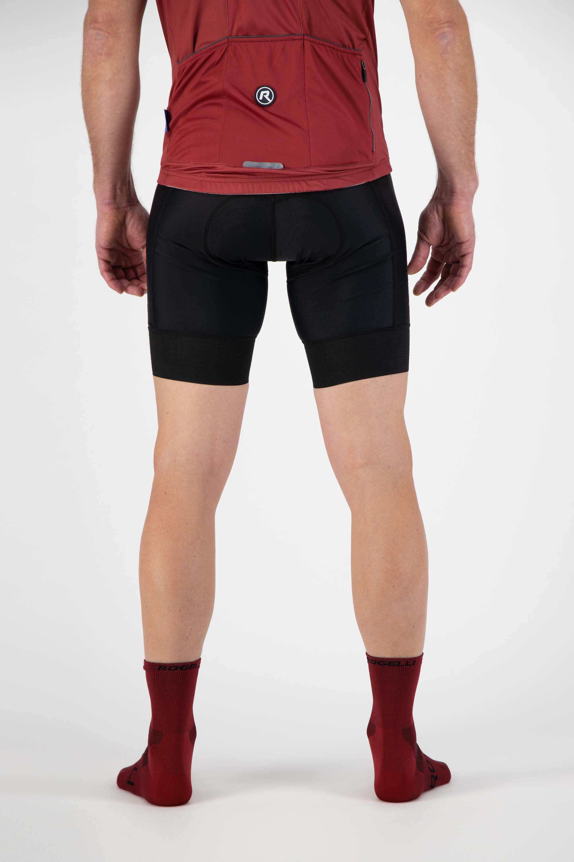 Rogelli Flex Schwarz Herren Radhose Kurz Mit Träger