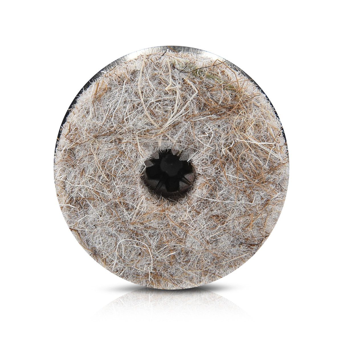 Navaris Möbelfuß 20x Filzgleiter mit Schraube - Stuhlgleiter 25mm - Filz und Metall, (20-St)