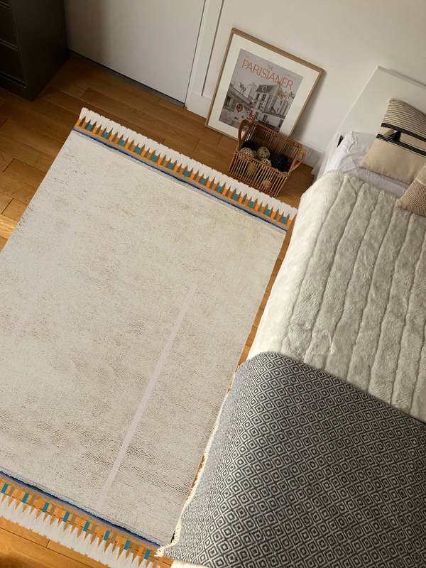 Tapis deco lavable en machine HAPPY