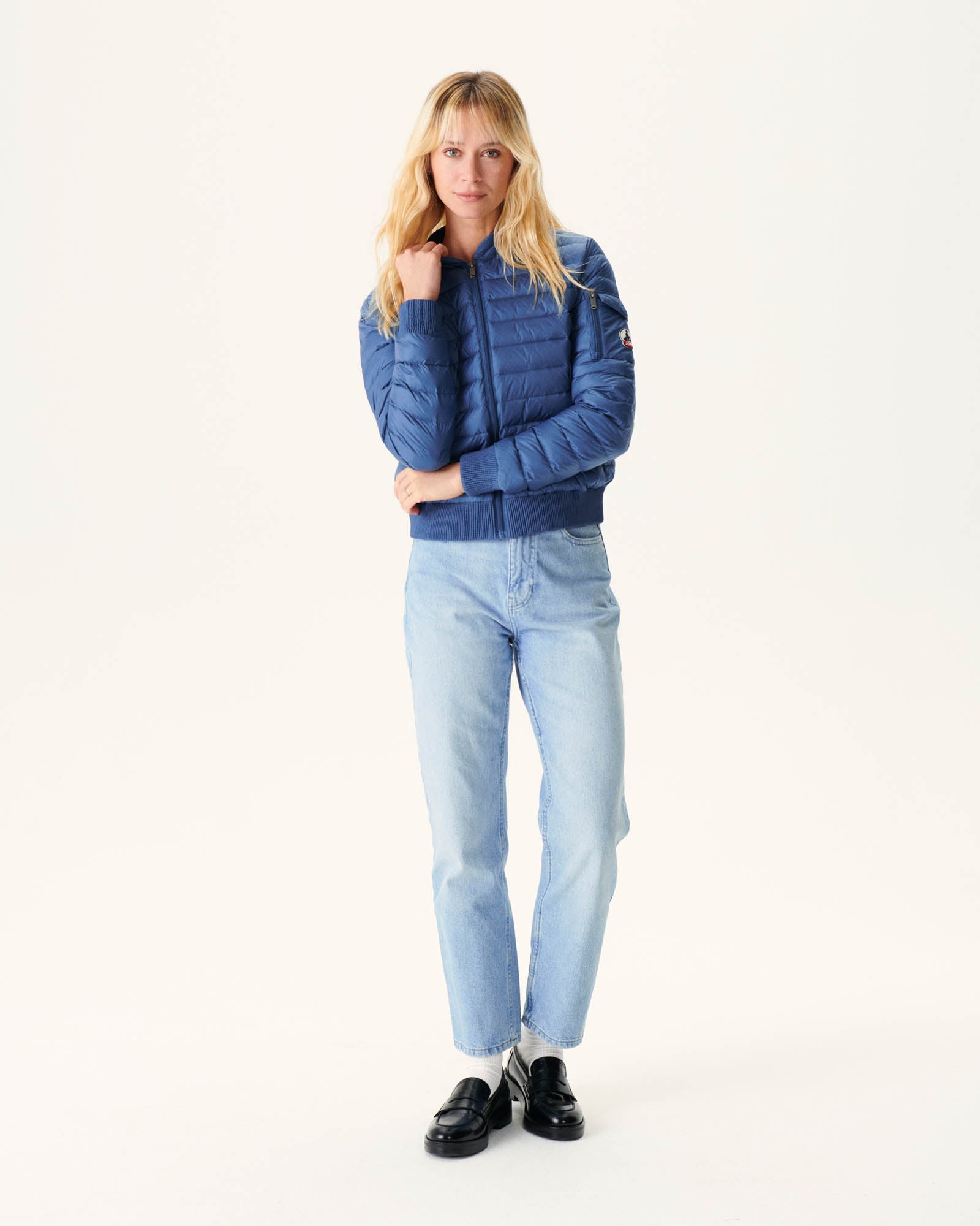 Doudoune légère Bleu jeans Emmy