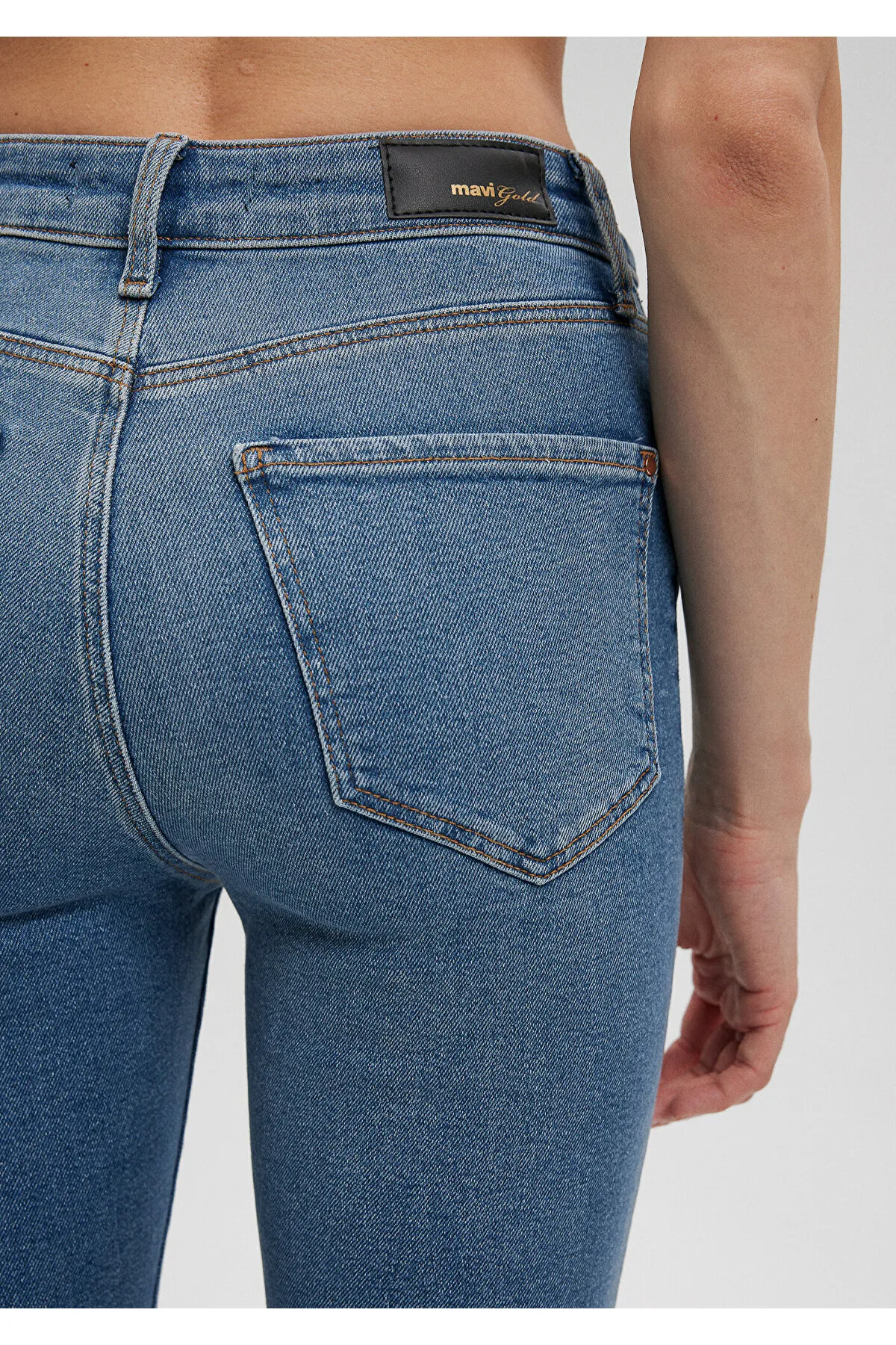 Mavi  Serenay Gold Shape Indigoblaue Jeanshose 100980-30860