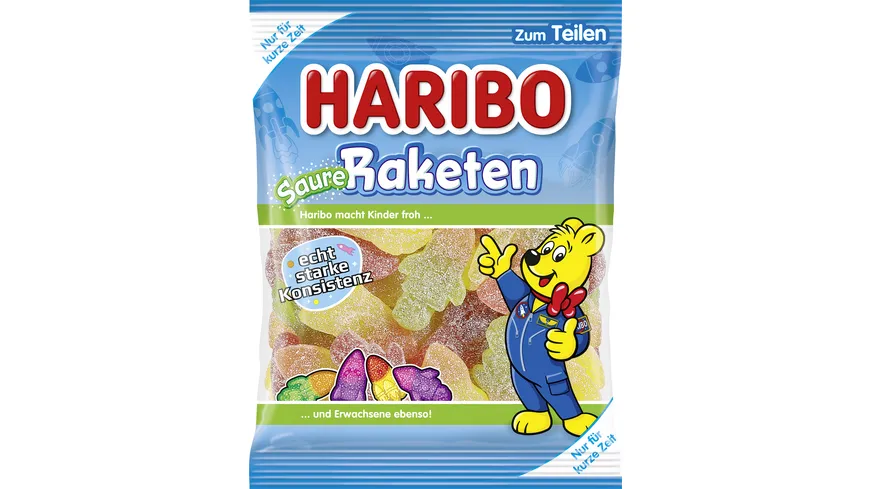 Haribo Fruchtgummi Saure Raketen 175 g