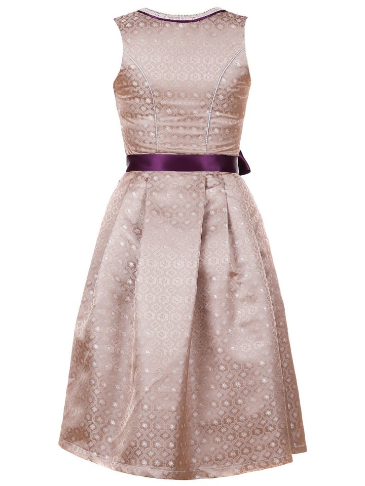 Edelnice Midi Dirndl 2-teilig in gold günstig kaufen