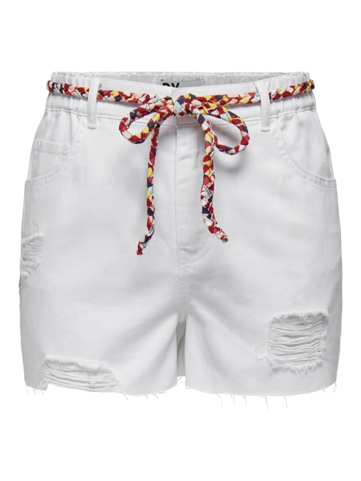 JDY Jeans-Shorts in White günstig kaufen