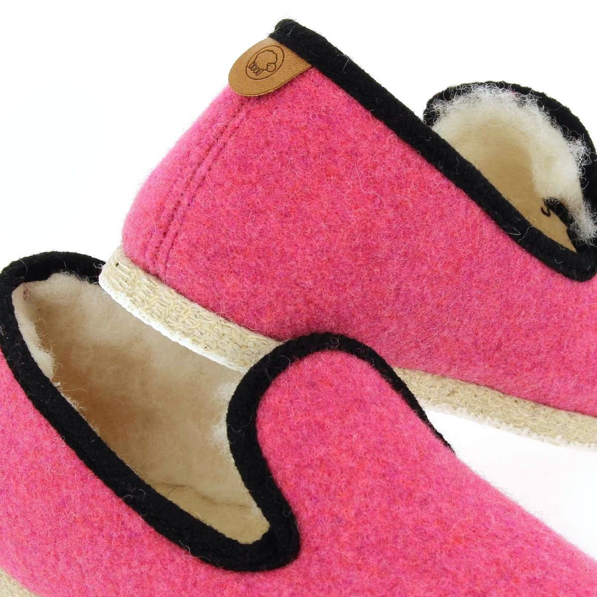 Chausse Mouton  TWEED - Fuchsia