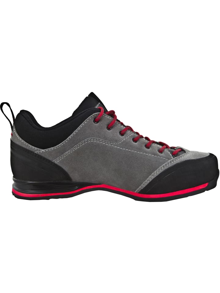 GUGGEN MOUNTAIN Wanderschuhe Gummikappe in Grau-Rot günstig kaufen