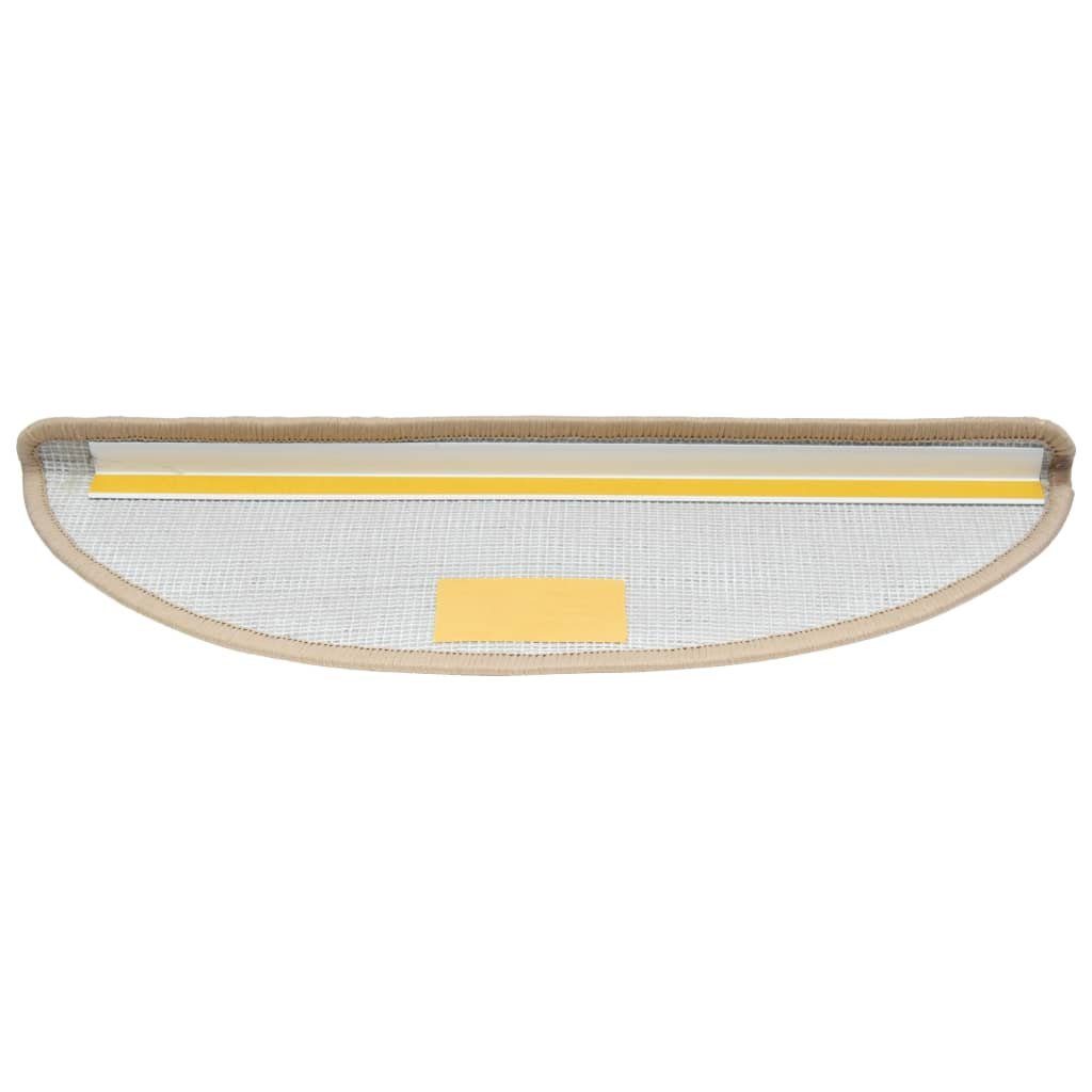 Stufenmatte Stufenmatten 5 Stk. 56x20 cm Creme, vidaXL, Andere, Höhe: 3 mm