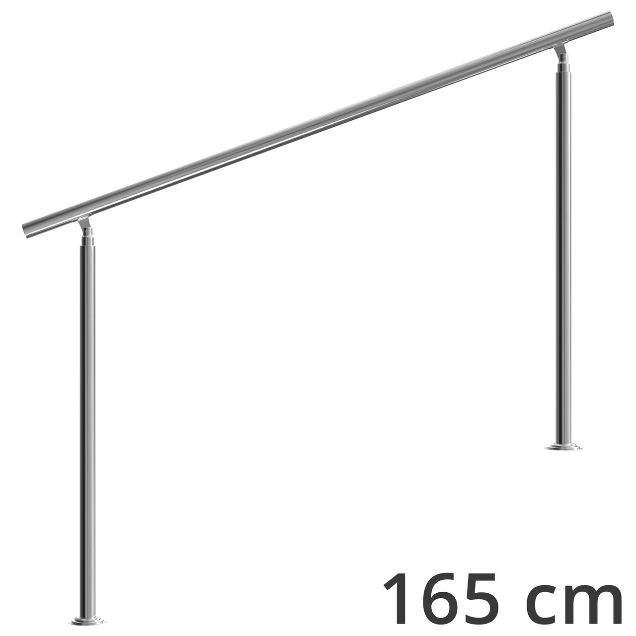Casaria monzana® Treppengeländer Edelstahl 160cm