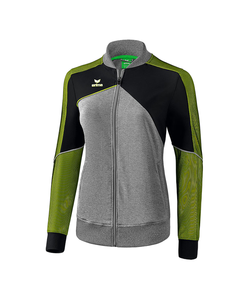 Erima Premium One 2.0 Präsi-Jacke Damen Grün Grau