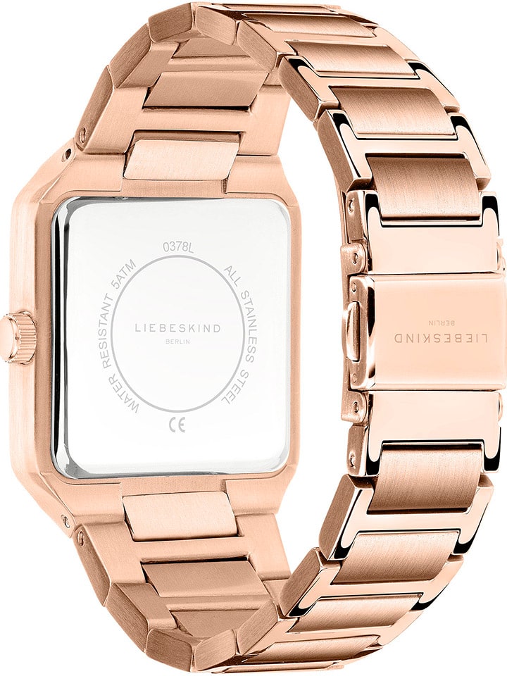 Liebeskind Quarzuhr in Roségold/ Bordeaux günstig kaufen onesize