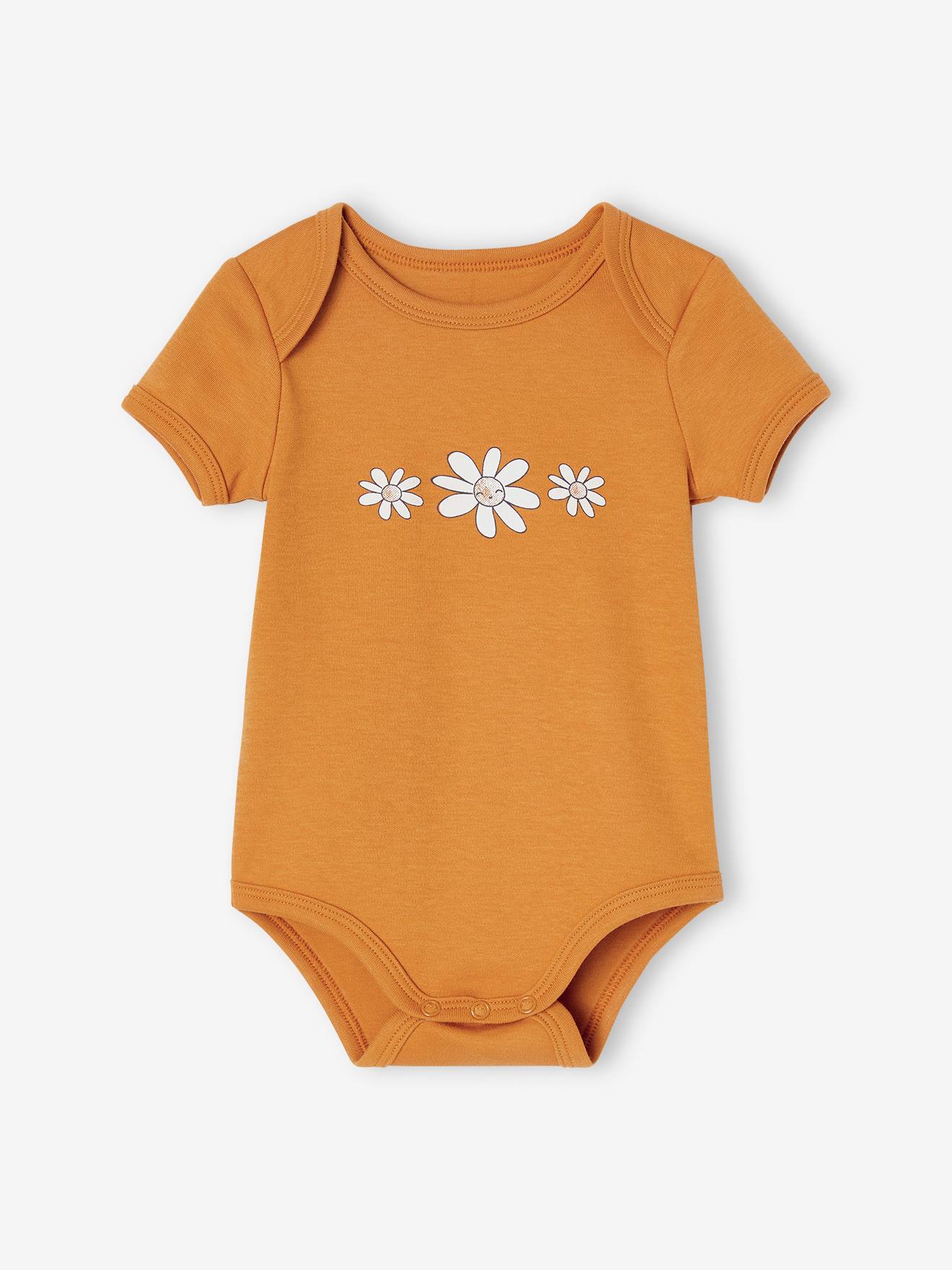 Vertbaudet 5er-Pack Baby Schlupf-Bodys Oeko-Tex - hellrosa