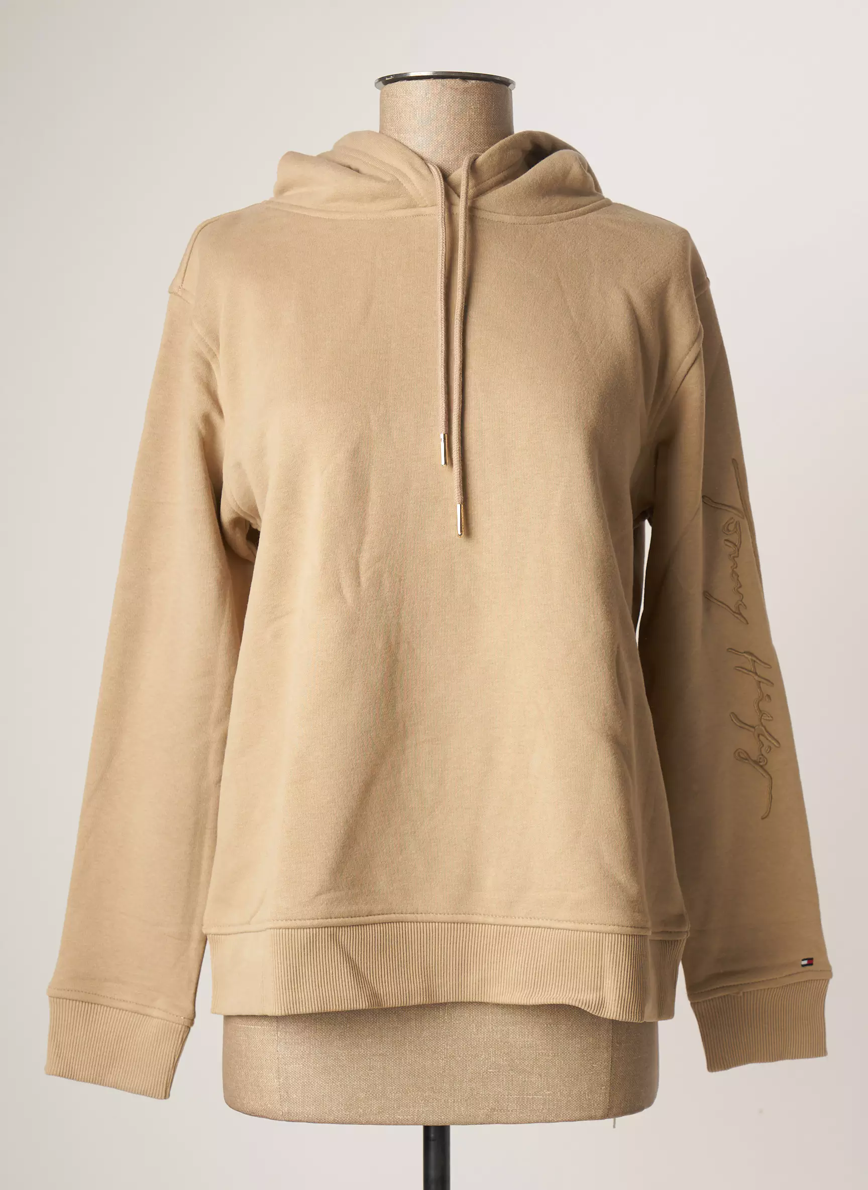 Tommy Hilfiger Sweat Capuche Femme couleur beige