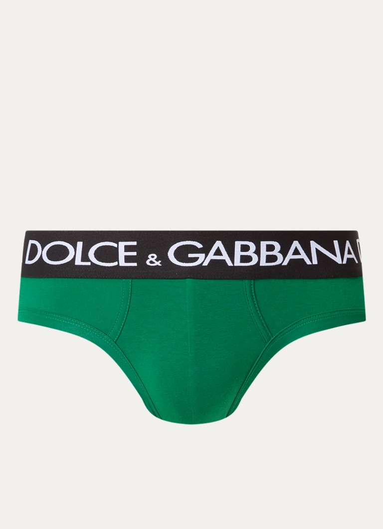 Slip Dolce & Gabbana avec bande logotée