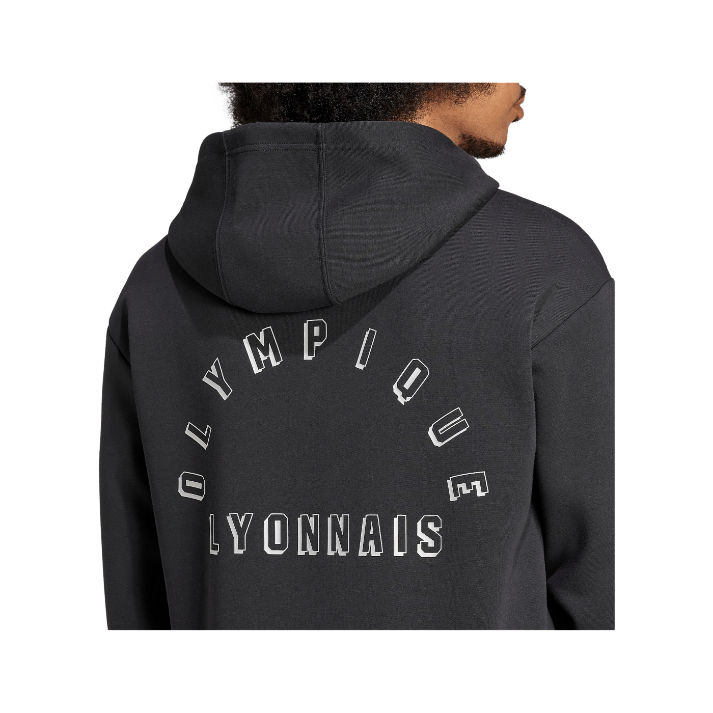 adidas Olympique Lyon Anthem Jacke Schwarz