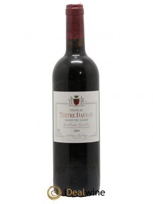Château Tertre Daugay Grand Cru Classé  2005 - Lot de 1 Bouteille