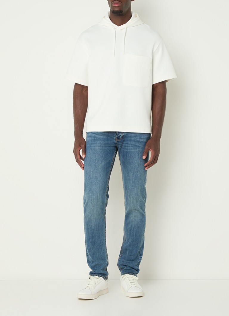Emporio Armani T-shirt with hood and chest pocket