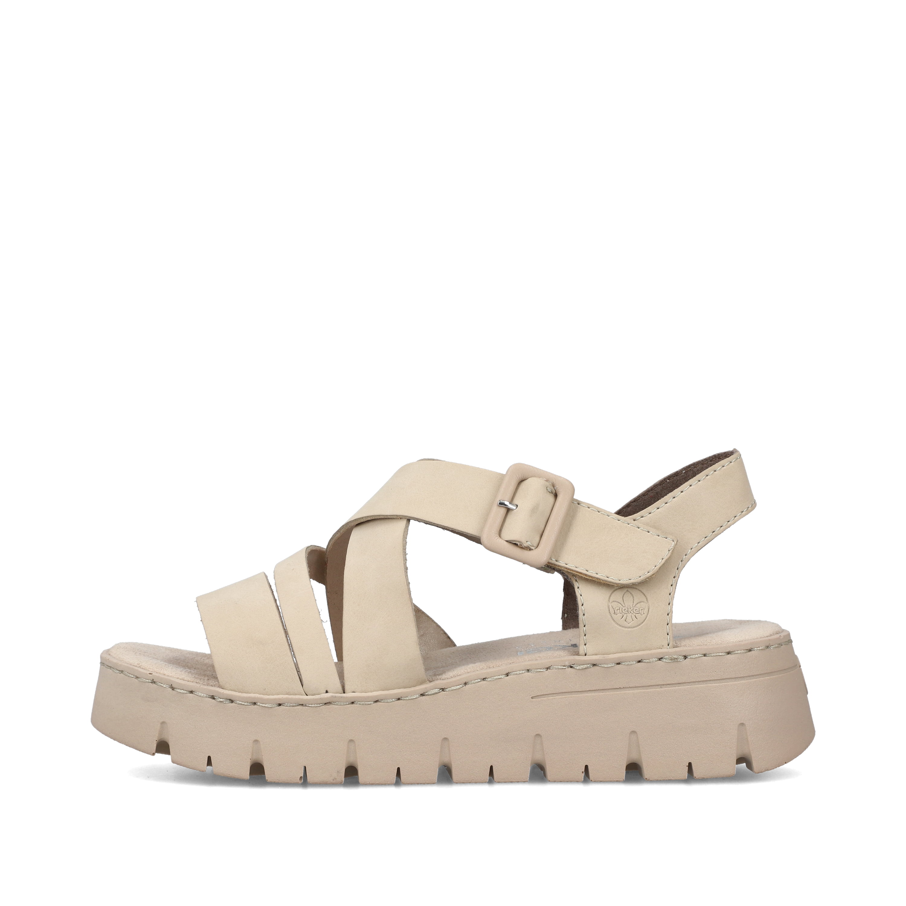 Rieker Damen Riemchensandalen hellbeige