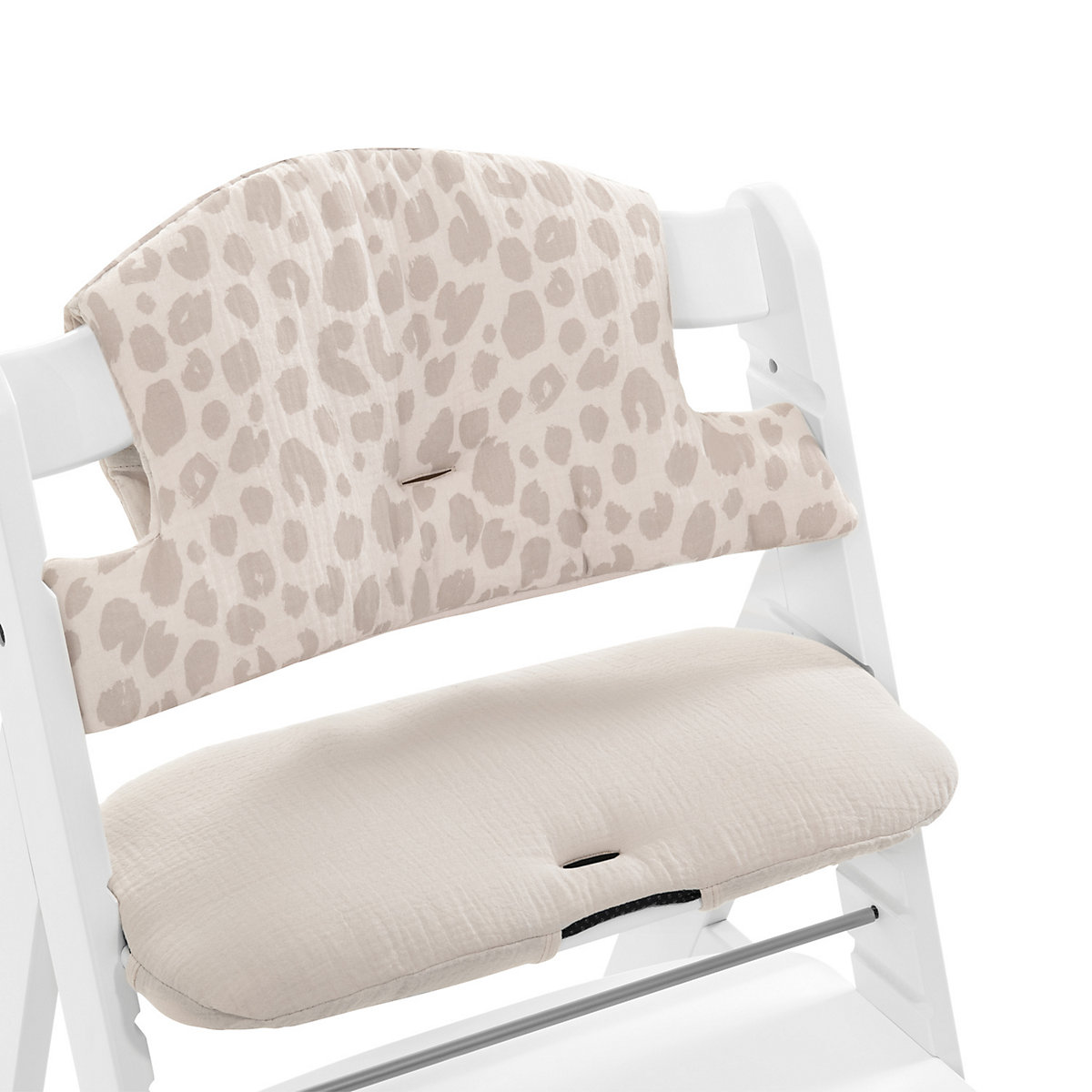 Sitzauflage Alpha Highchair Pad Select, Musselin Leo Natural