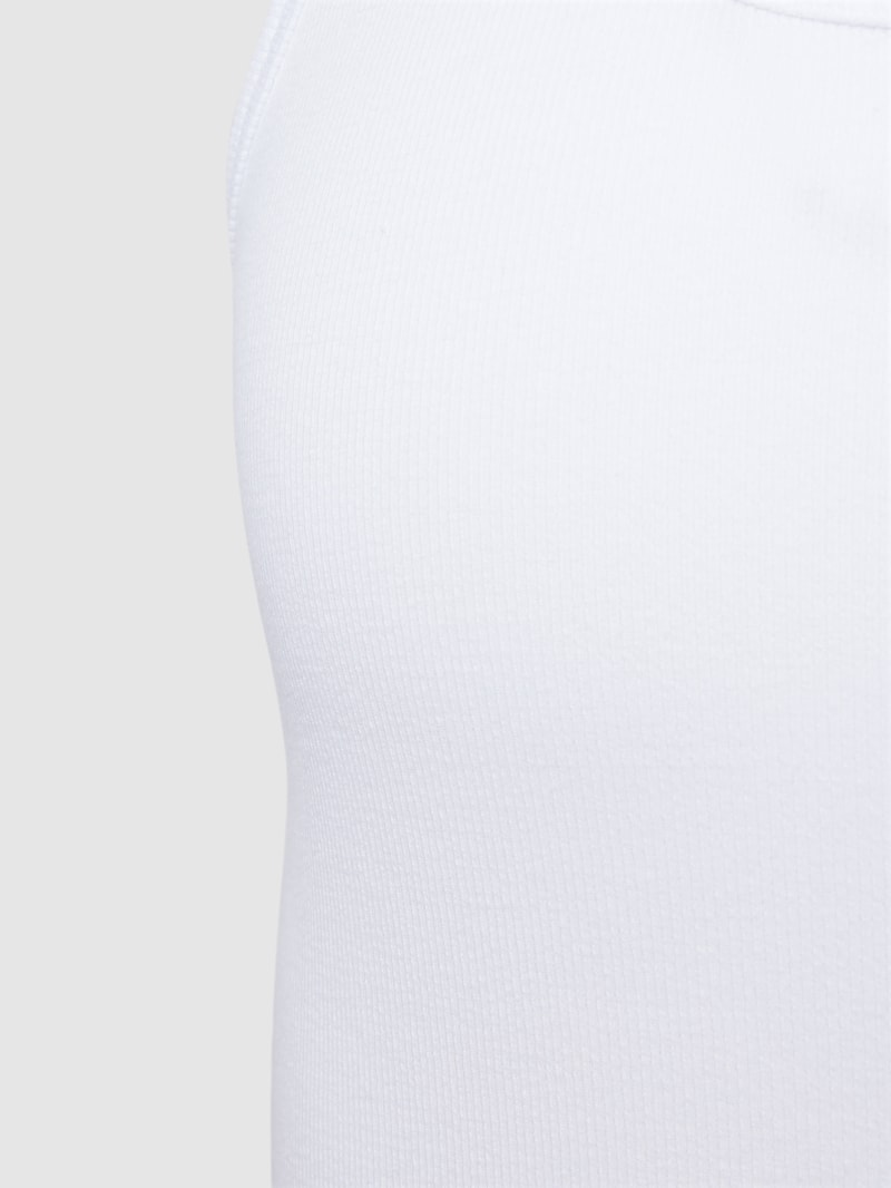 Tanktop mit Feinripp Modell 'ICONIC' im 2er-Pack in weiß