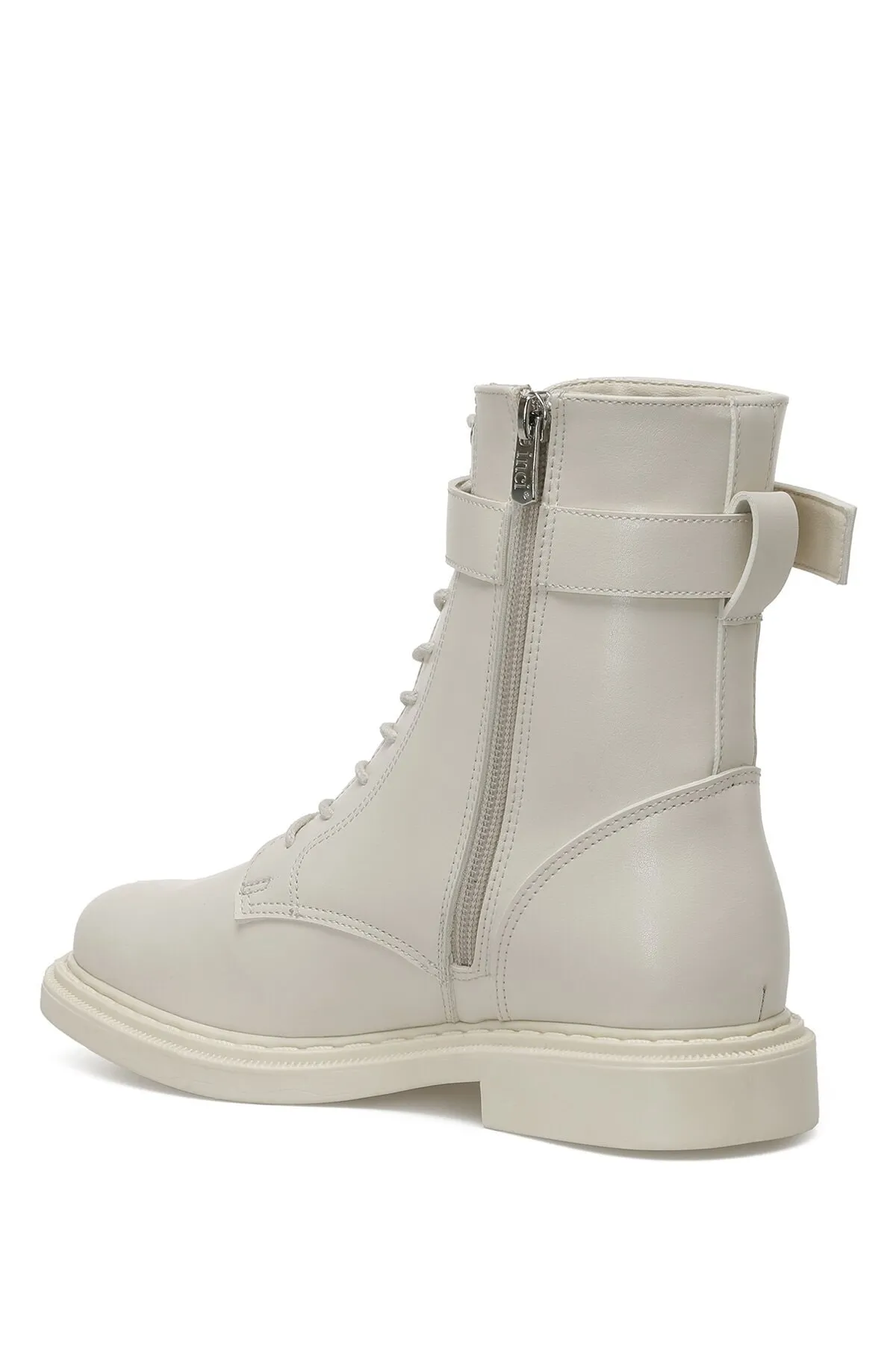 İnci  Damian 2pr Beige flache Stiefel für Damen