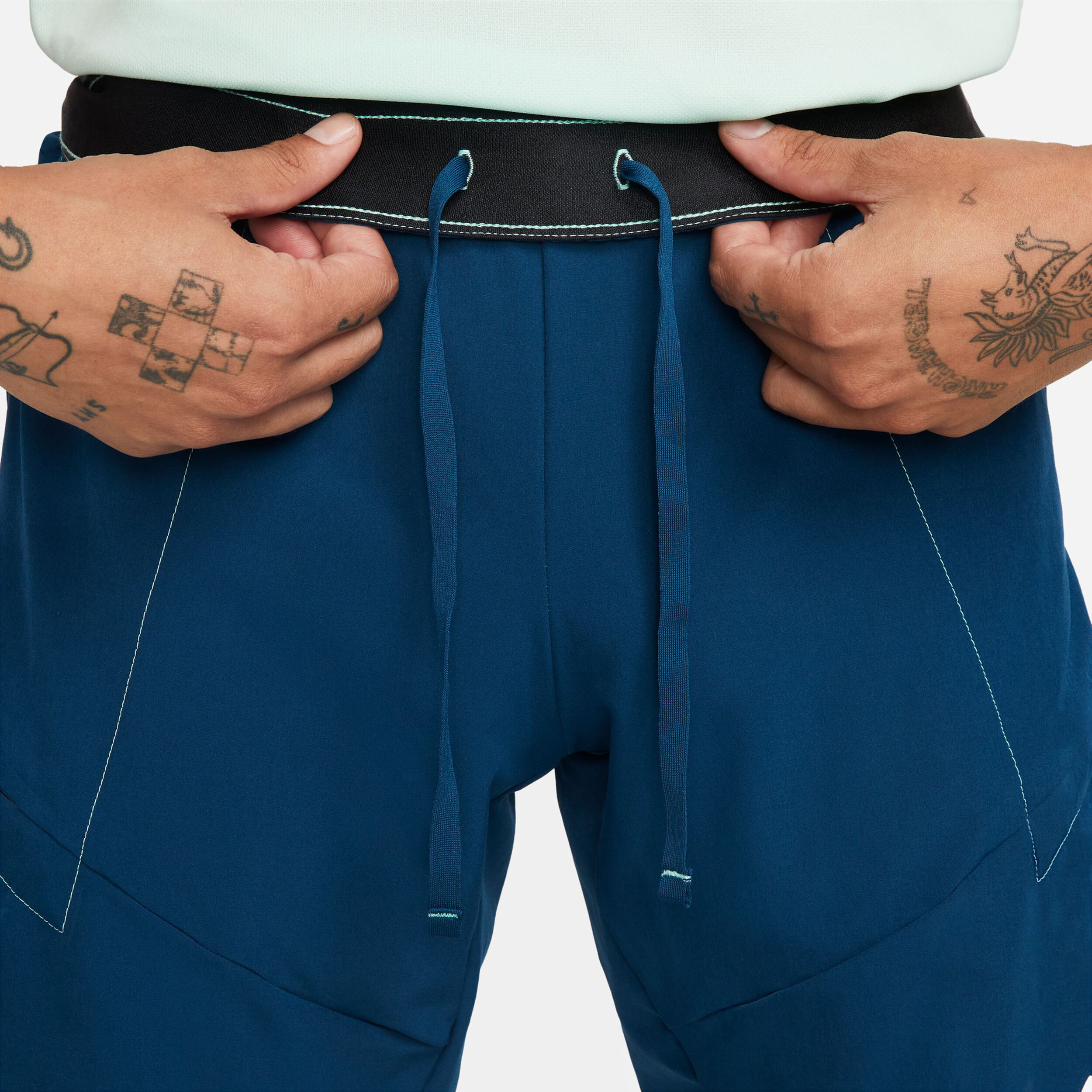 Court Advantage Dri-Fit 9in Shorts Herren - Blau, Weiß