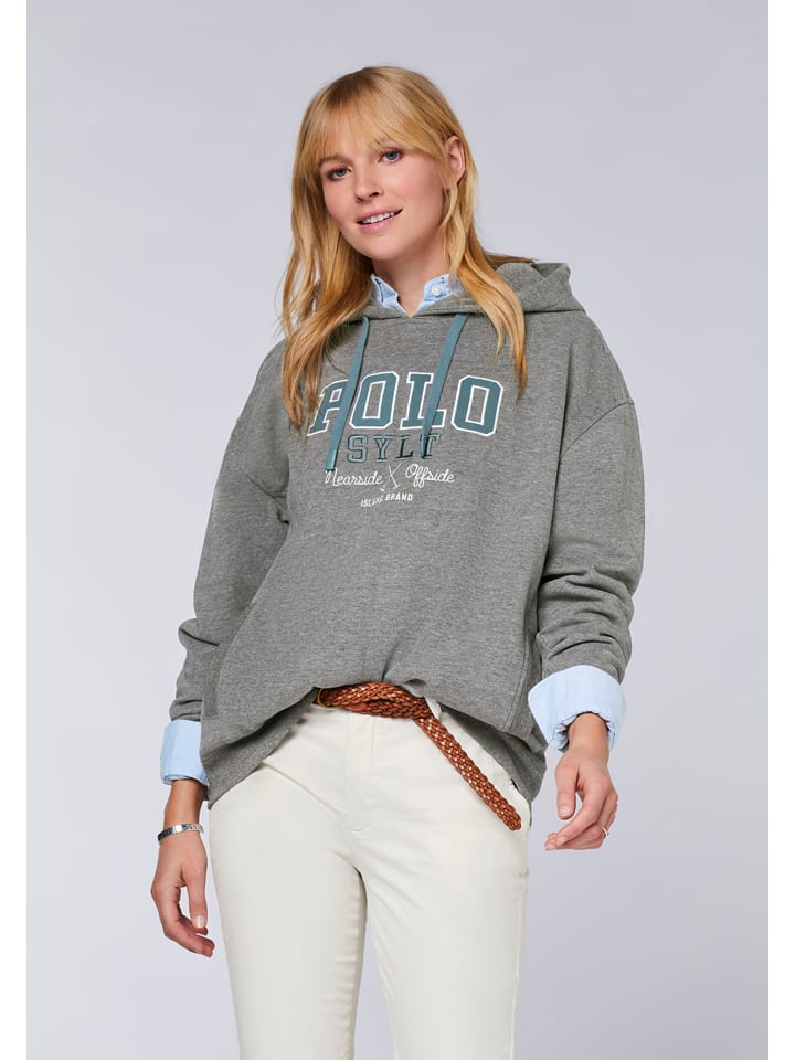 Polo Sylt Hoodie in Grau günstig kaufen