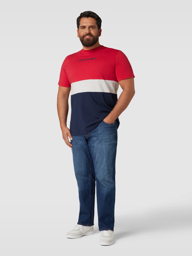 PLUS SIZE Jeans im 5-Pocket-Design Modell 'MIKE' in jeans