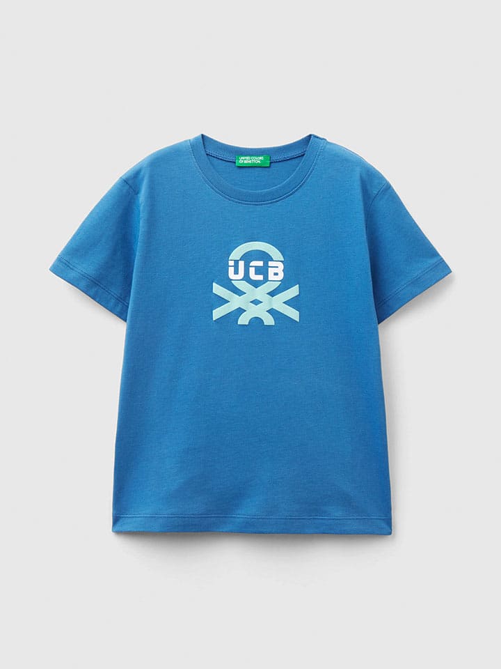 Benetton Shirt in Blau günstig kaufen