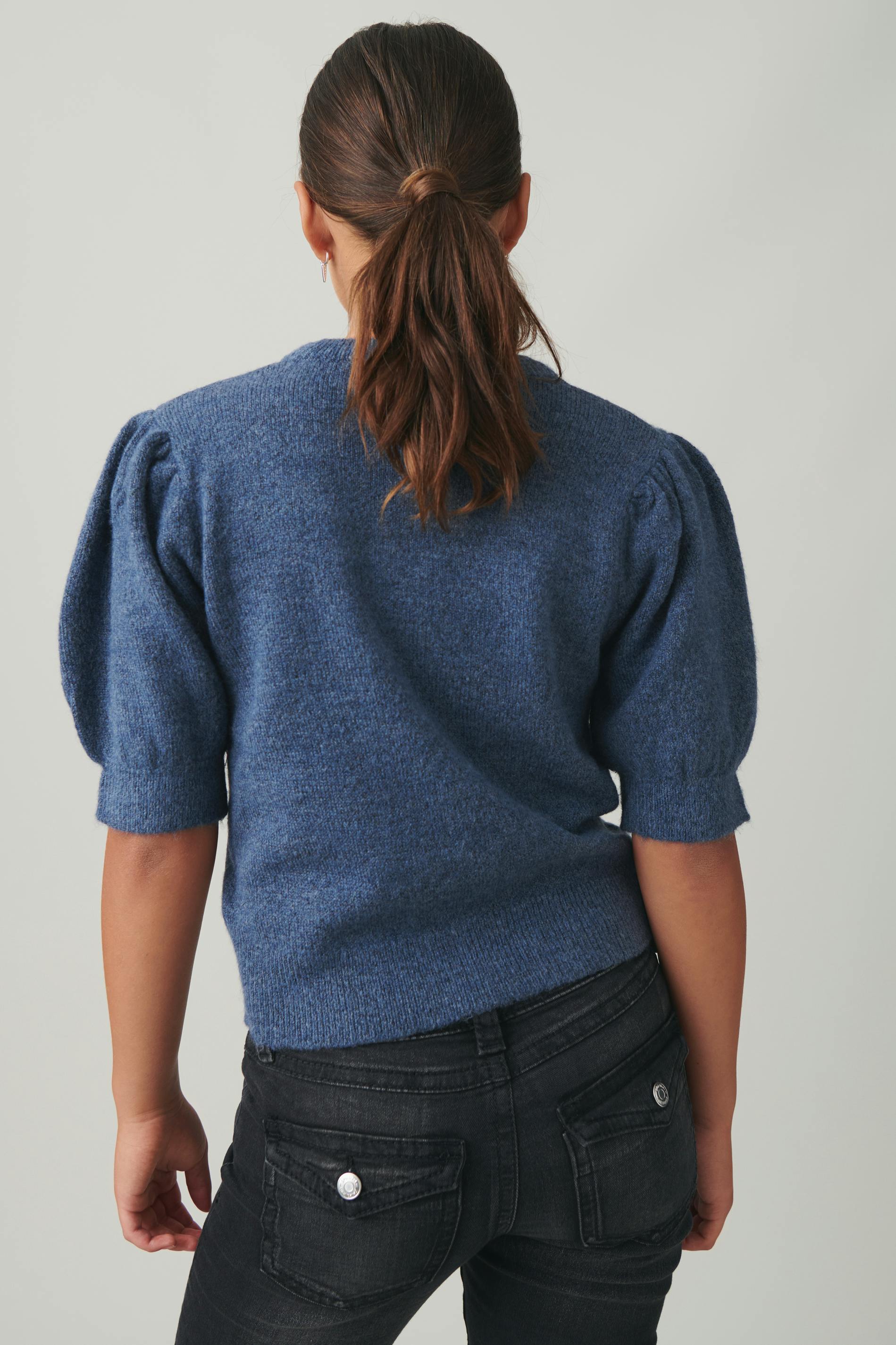 Y kn cropped sleeve top