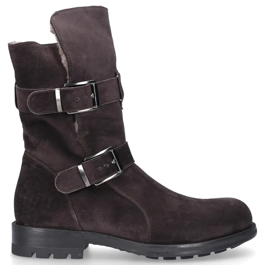 EN AVANT - Stiefeletten 255-01 Veloursleder - grau