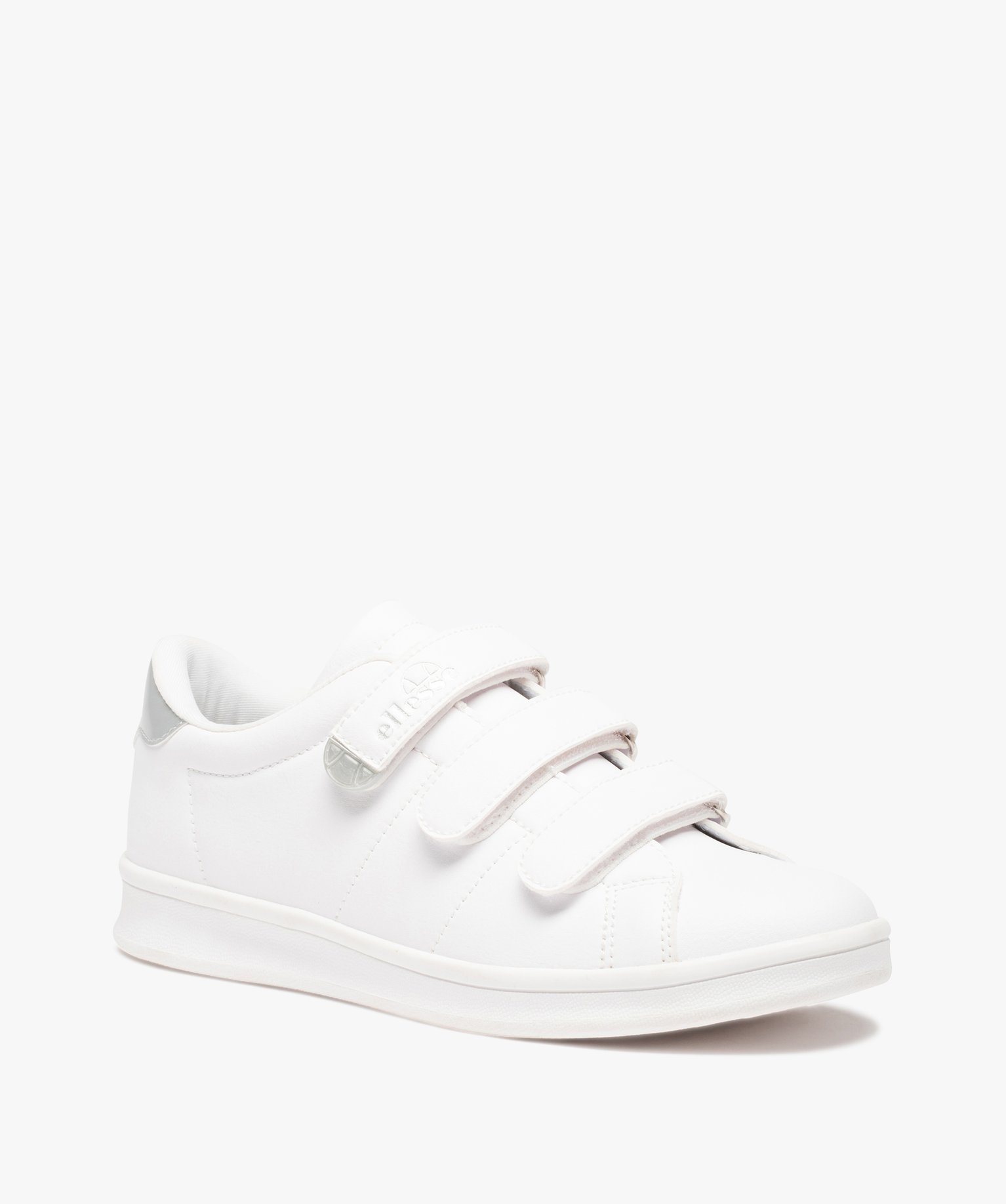 Tennis femme unies à scratchs – Ellesse Ginie blanc | GEMO