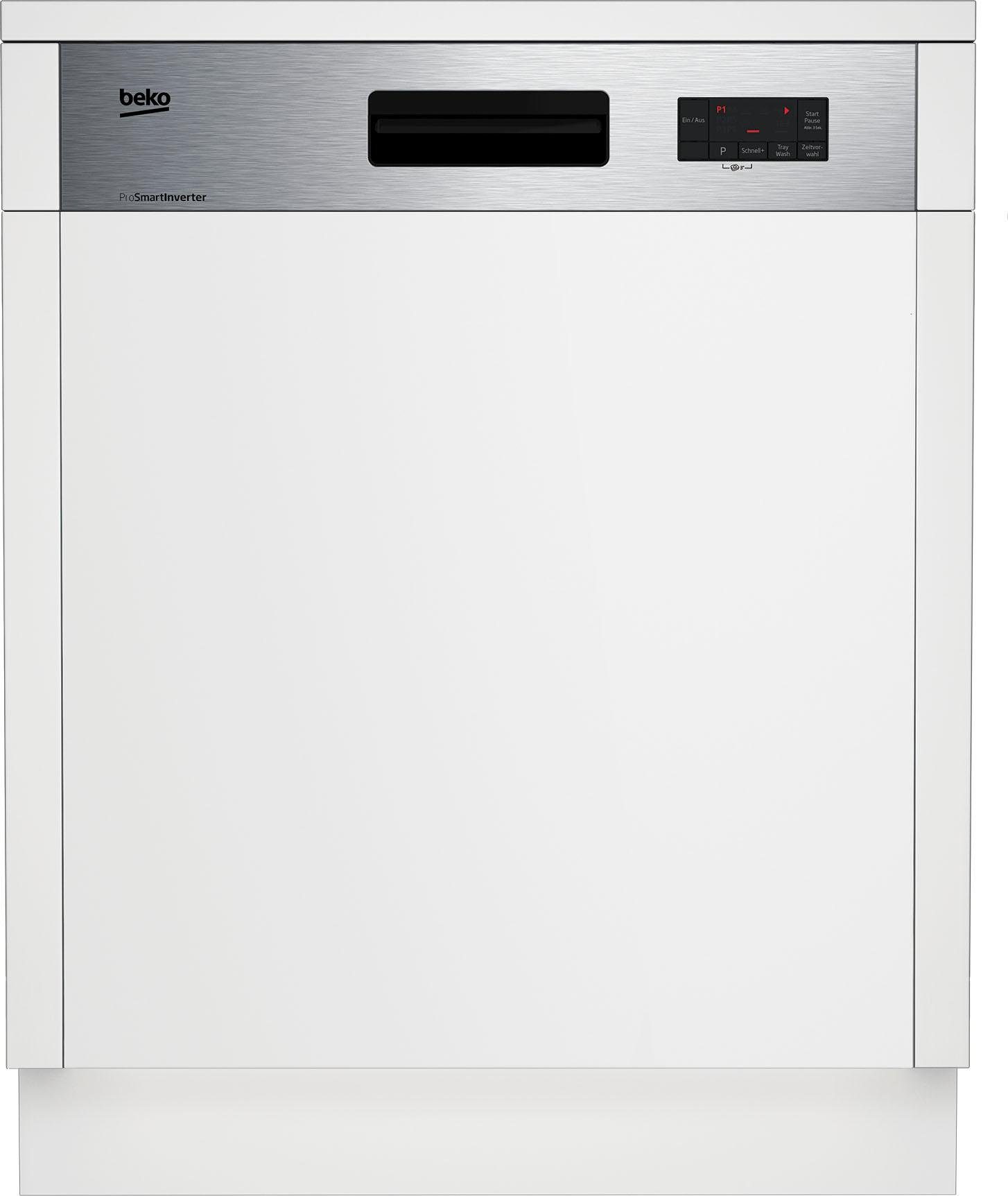 BEKO teilintegrierbarer Geschirrspüler DO55420, DIO55420X4Y, 14 Maßgedecke, mit Schnell + Sauber-Programm