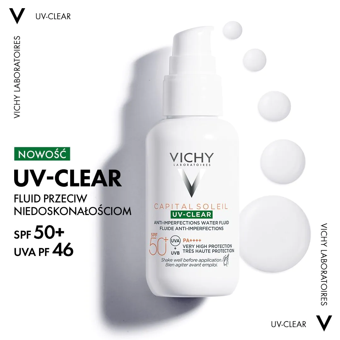 Vichy Capital Soleil UV Clear Fluid Anti-Imperfection SPF50+