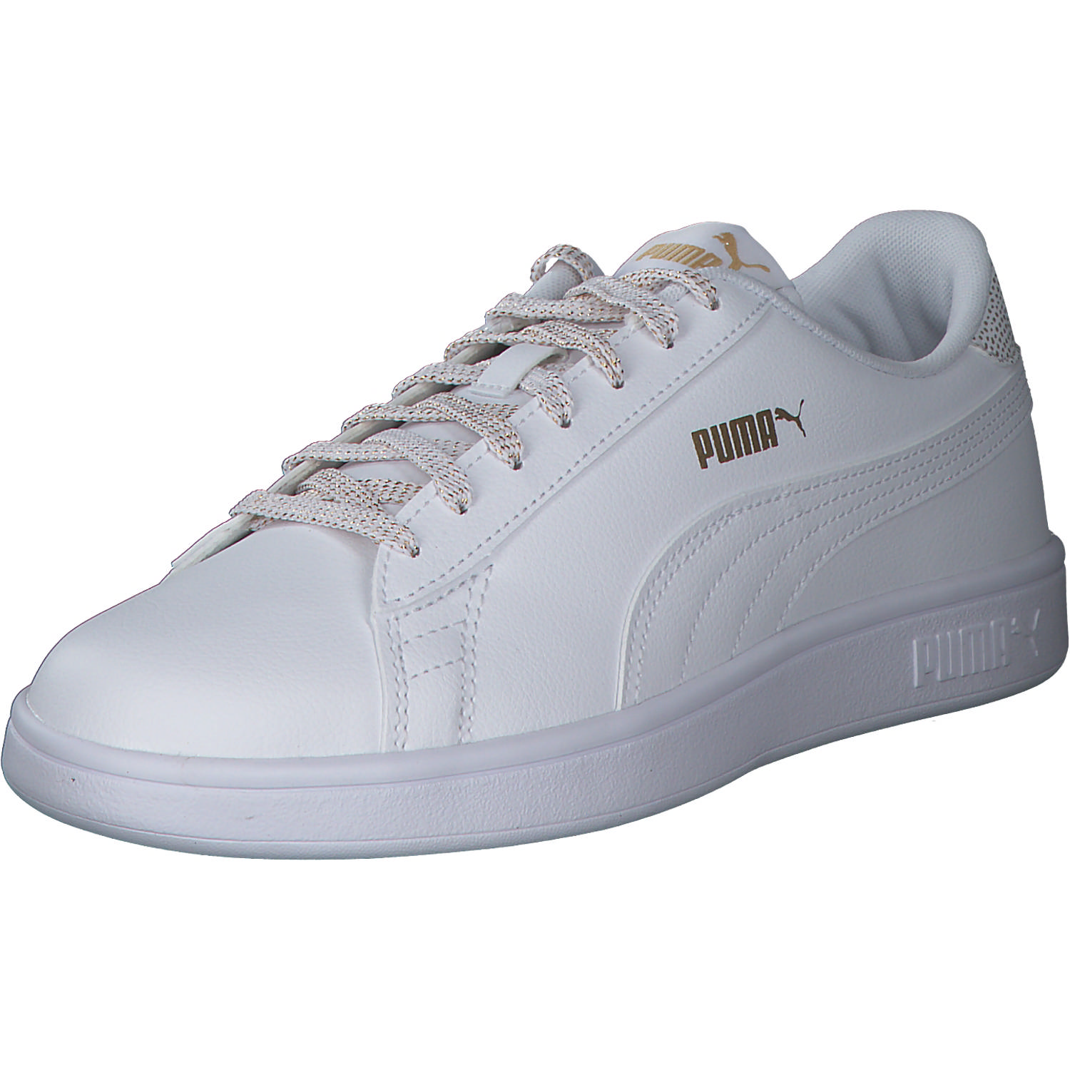Puma Smash V2 Metallics Jr. 386197, Sneakers, Kinder, puma white
