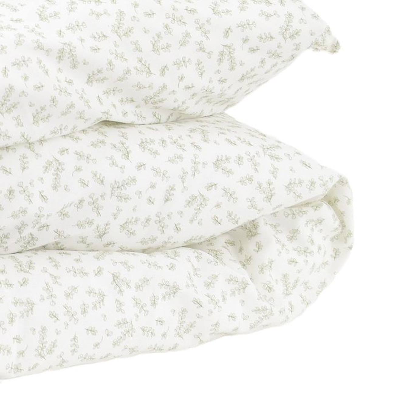 Parure de lit 100x140 cm en coton bio* Petit Buis beige