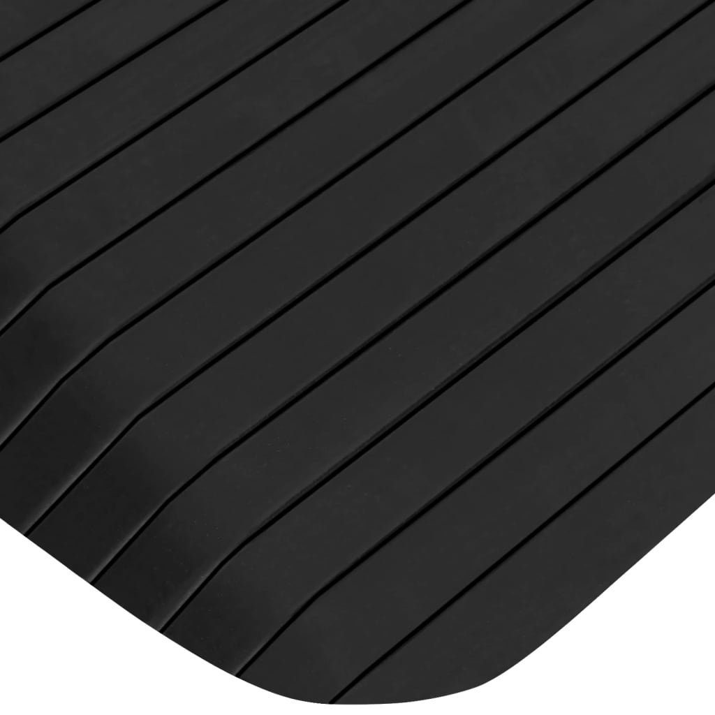vidaXL Verkehrsschild Schwellenrampe 110x32x3,8 cm Gummi, (1 St)