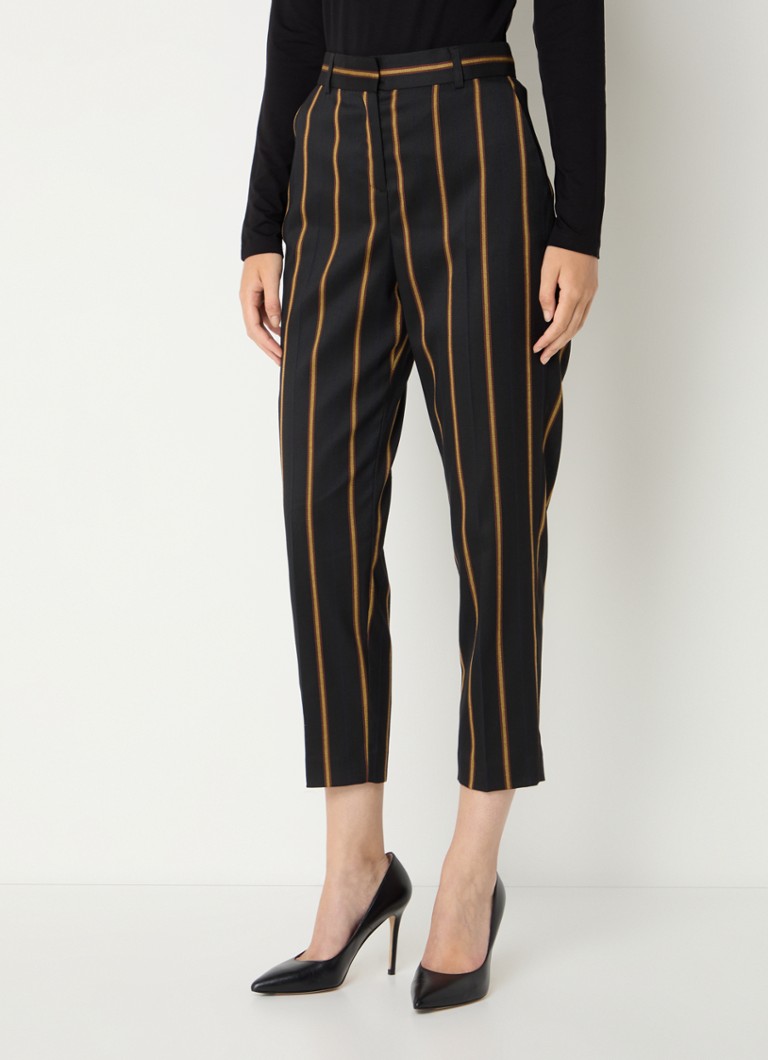 Pantaloni scurți cu dungi, model LKBennett Jemima, mulați.