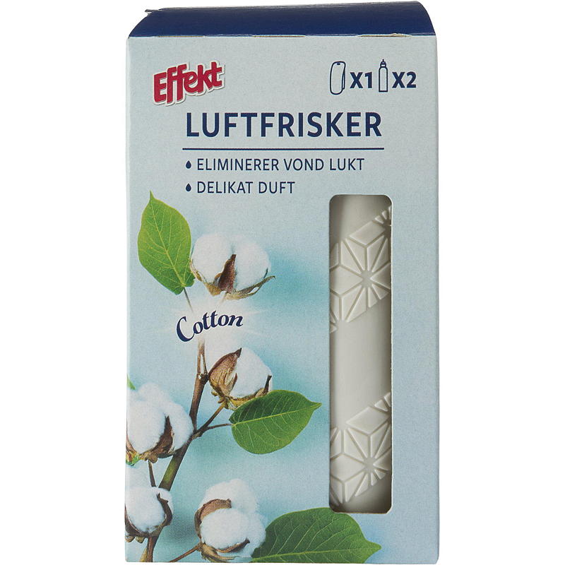 Effekt Luftfrisker 2x24 ml, Cotton, Effekt
