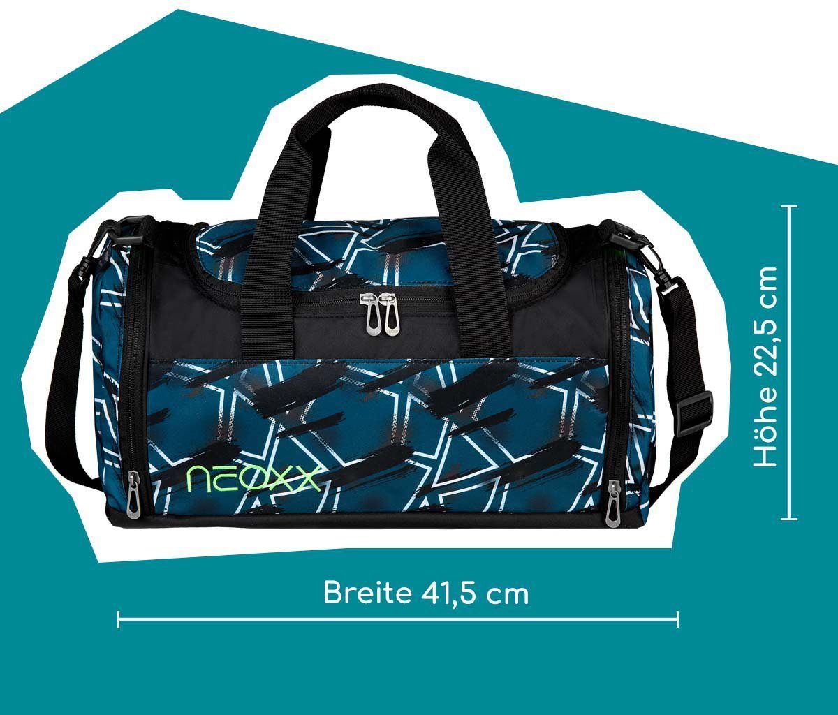 neoxx Sporttasche Champ, Flash yourself, aus recycelten PET-Flaschen