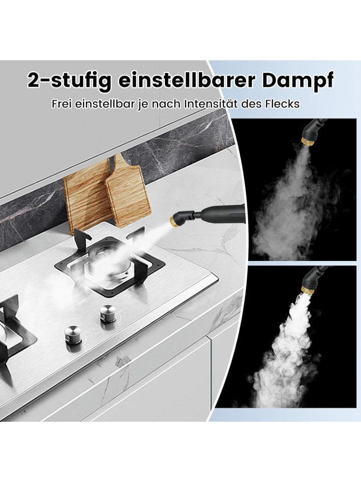COSTWAY Dampfreiniger 1500W Aufheizzeit 10s in Weiß günstig kaufen onesize