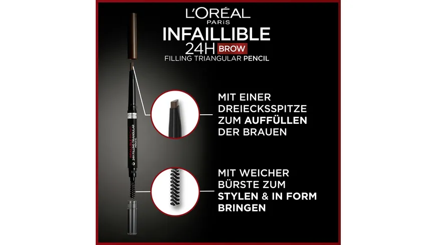 L'ORÉAL PARIS Infaillible Brow Triangular 5.0 - Light Brunette