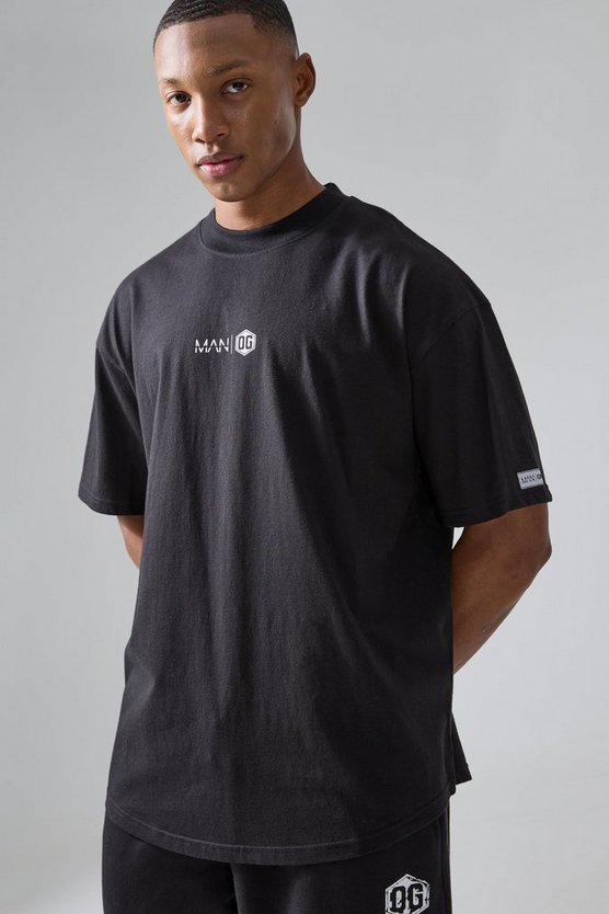 Man Active X Og Gym Oversize T-Shirt mit Xxl Print
